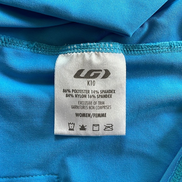 LOUIS GARNEAU sleeveless active (cycling) top, built in shelf bra, women’s SMALL - Picture 9 of 9